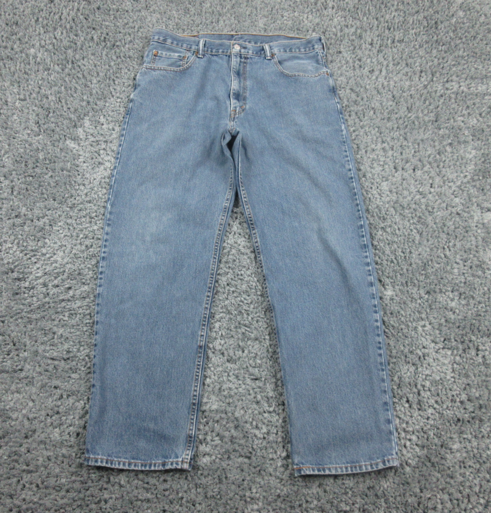 Levis 550 Jeans Mens 36x32 Blue Straight Relaxed 34x30*